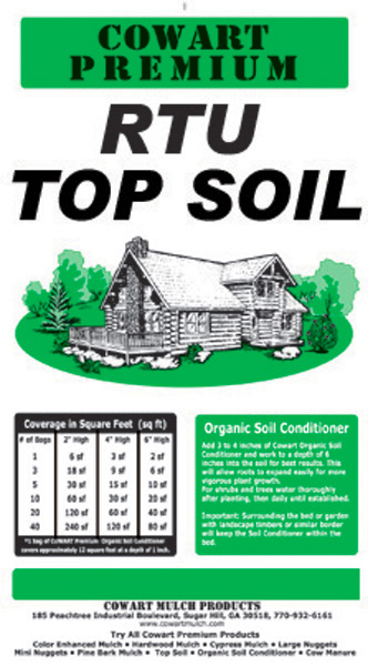 Cowart Mulch Product TOP SOIL 1 CF