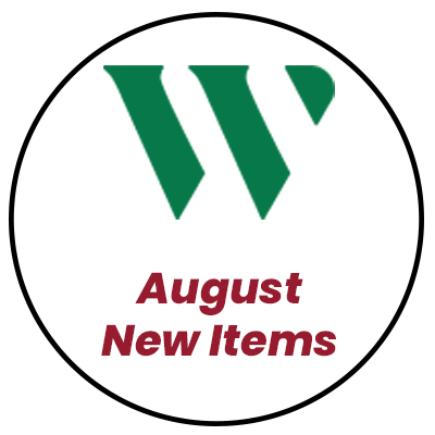 August New Items