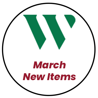 March New Items