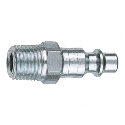 Plews-Edelmann® 12225 1/4 x 1/4 in Industrial/Milton x MNPT Industrial/Milton Style Air Hose Nipple