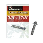 ITW Buildex and Illinois Tool Works RED HEAD® 50114 3/8 in 1-7/8 in Steel Sleeve Anchor