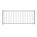 Key-Link® 151911368-12 Outlook Series White 8 ft 36 in Level Deck Railing With Square Baluster