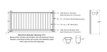 Superior® 121511361-01 200 Series Vinyl 10 ft 36 in Model Level Boxed Railing