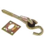 HILLMAN™ Hardware Essentials™ 851861 225 lb Zinc and Yellow-Dichromate 4 in Lag Screw Swing Hook Kit