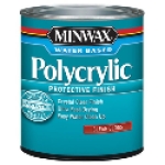 Minwax® 255554444 0.5 pt Can Clear Gloss Interior Polycrylic Crystal Clear TopCoat