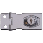 HILLMAN™ Hardware Essentials™ 851427 Steel Chrome Plated Silver Safety Hasp