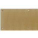 HILLMAN™ Hardware Essentials™ 852736 8 in Brass Bright Brass Kick Plate