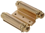 HILLMAN™ Hardware Essentials™ 852546 3 in 3 in Satin Brass Double Action Spring Hinge