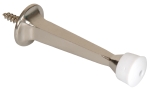 HILLMAN™ Hardware Essentials™ 851319 Square 3 in White Rigid Door Stop