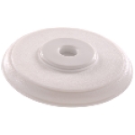 HILLMAN™ Hardware Essentials™ 852092 Plastic White 5-3/8 in Cover Up Door Stop