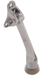 HILLMAN™ Hardware Essentials™ 852370 4 in Silver Chrome Plated Kickdown Door Stop