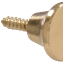 HILLMAN™ Hardware Essentials™ 852406 Steel Brass 1/2 in Mini Knob