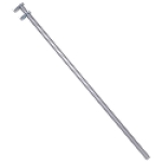 HILLMAN™ Hardware Essentials™ 852653 1 in 48 - 72 in Steel Closet Rod