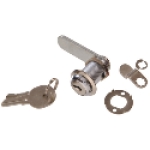 HILLMAN™ Hardware Essentials™ 852233 1/4 in Steel Silver Cam Door Keyed-to-Differ Utility Lock