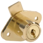 HILLMAN™ Hardware Essentials™ 852236 3/4 in Brass Cam Door Keyed-to-Differ Utility Lock