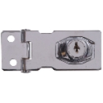 HILLMAN™ Hardware Essentials™ 852237 Steel Chrome Plated Silver Keyed-Alike Safety Hasp