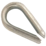 APEX® Campbell® T7670609 1/8 in Malleable Iron Wire Rope Thimble