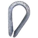 APEX® Campbell® T7670619 3/16 in Malleable Iron Wire Rope Thimble