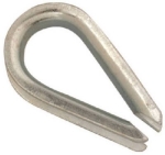 APEX® Campbell® T7670629 1/4 in Malleable Iron Wire Rope Thimble