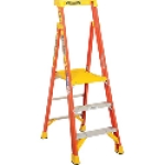 WERNER® PD6200 PD6203 300 lb Aluminum 3 ft Podium Platform Ladder