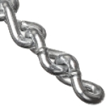 APEX® Campbell® 0722527 2/0 70 ft Low Carbon Steel Twist Link Chain