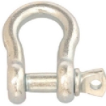 APEX® Campbell® T9600435 1/4 in Zinc Plated Carbon Steel Anchor Shackle