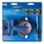 Century Drill & Tool 05910 Bi-Metal 1-3/8 or 1-3/4 in 4-Piece Door Lock Set