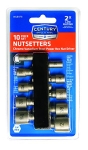 Century Drill & Tool 68979 5/32 in 7/32 in 9/32 in 11/32 in 7/16 in 3/16 in 1/4 in 5/16 in 3/8 in and 1/2 in 1-1/2 in Chrome Vanadium Steel Non-Magnetic Nutsetter