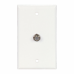 Eaton Cooper Wiring Device 1172W 1 Gang White Thermoplastic Rubber Flush Mount Standard Wallplate