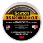 3M 10885-BA-5 ELECTRICAL TAPE 3/4INCH X 66FEET BROWN NUMBER 35