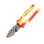 Wiha® 32938 Flat 9-1/2 in Chrome Vanadium Steel Industrial Insulated Linesman's Plier