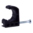 Holdrite 191Z10 1/2 in Pipe Plastic S-Nail Half Clamp