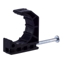 Holdrite 192Z10 3/4 in Pipe Plastic S-Nail Half Clamp