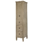 Brokering Solutions ALC1878-21 78 in W Weathered Gray Linen Cabinet