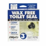 Fernco FTS-3 Black 3.25 in PVC Wax Free Toilet Seal