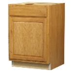 Brokering Solutions Walnut Ridge Cabinetry AOB12 1 Doors Wood Honey Oak Stain Base Kitchen Cabinet