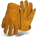 PIP® BOSS® 4176L L Male Grain Cowhide Leather Brown General Purpose Gloves