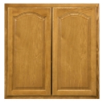 Brokering Solutions Walnut Ridge Cabinetry AO-W3618 Honey Oak Stain Knockdown Wall Kitchen Cabinet