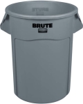 Rubbermaid ® BRUTE® FG265500GRAY 55 gal Plastic Gray Open Trash Can