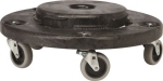 Rubbermaid ® BRUTE® FG264020BLA 350 lb Plastic Black Trash Can Dolly