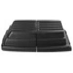 Rubbermaid ® FG9T2300BLA MDPE 52 in 27.9 in Hinged Truck Lid