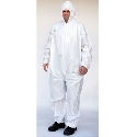 Sunrise S8412SBU-XL XL White Polypropylene Disposable Coverall