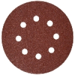 BOSCH SR5R060 5 in 60 Grit Aluminum Oxide 8-Hole Hook and Loop Sanding Disc