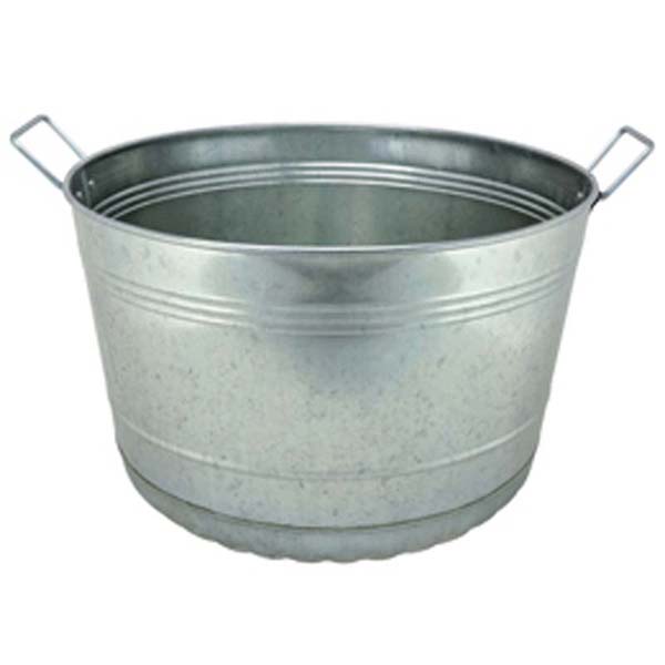 Miller GBT8 8 gal Wire Galvanized Steel Classic Metal Bushel Tub