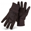 PIP® BOSS® B61067-L L Polyester/Cotton Brown Jersey Gloves