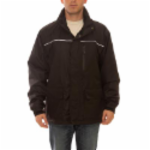 TINGLEY® J27113.LG L Polyurethane Black High Visibility Jacket