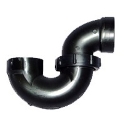 US Hardware P-098C Female Black 1-1/2 in Bathtub Trap