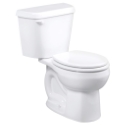 American Standard Colony 751DA001.020 15 in H x 14 in W Round White Chair Height Complete Toilet