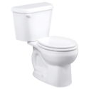 American Standard 751DA101.020 15 in H x 14 in W Round White Left Trip Lever Toilet