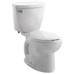 American Standard CADET 2880128ST.020 15 in H x 13-7/8 in W Round White Left Trip Lever Toilet